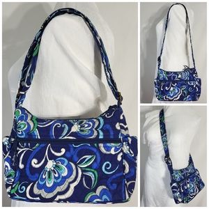 Vera Bradley Mediterranean PURSE & COIN PURSE 2 Piece Bundle Blue Green White